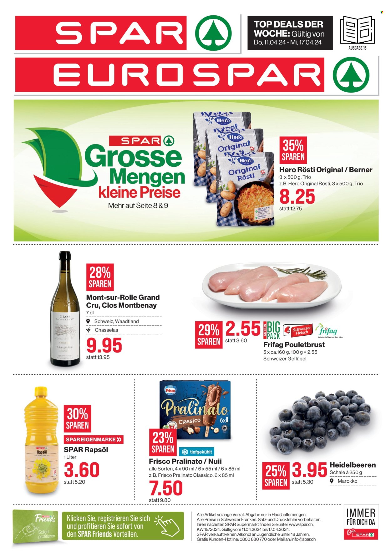 Volantino SPAR - 11.4.2024 - 17.4.2024. Pagina 1