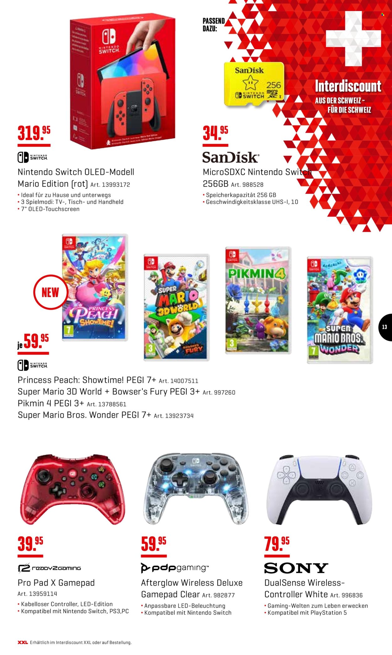 Prospekt Interdiscount - 8.4.2024 - 21.4.2024. Seite 13