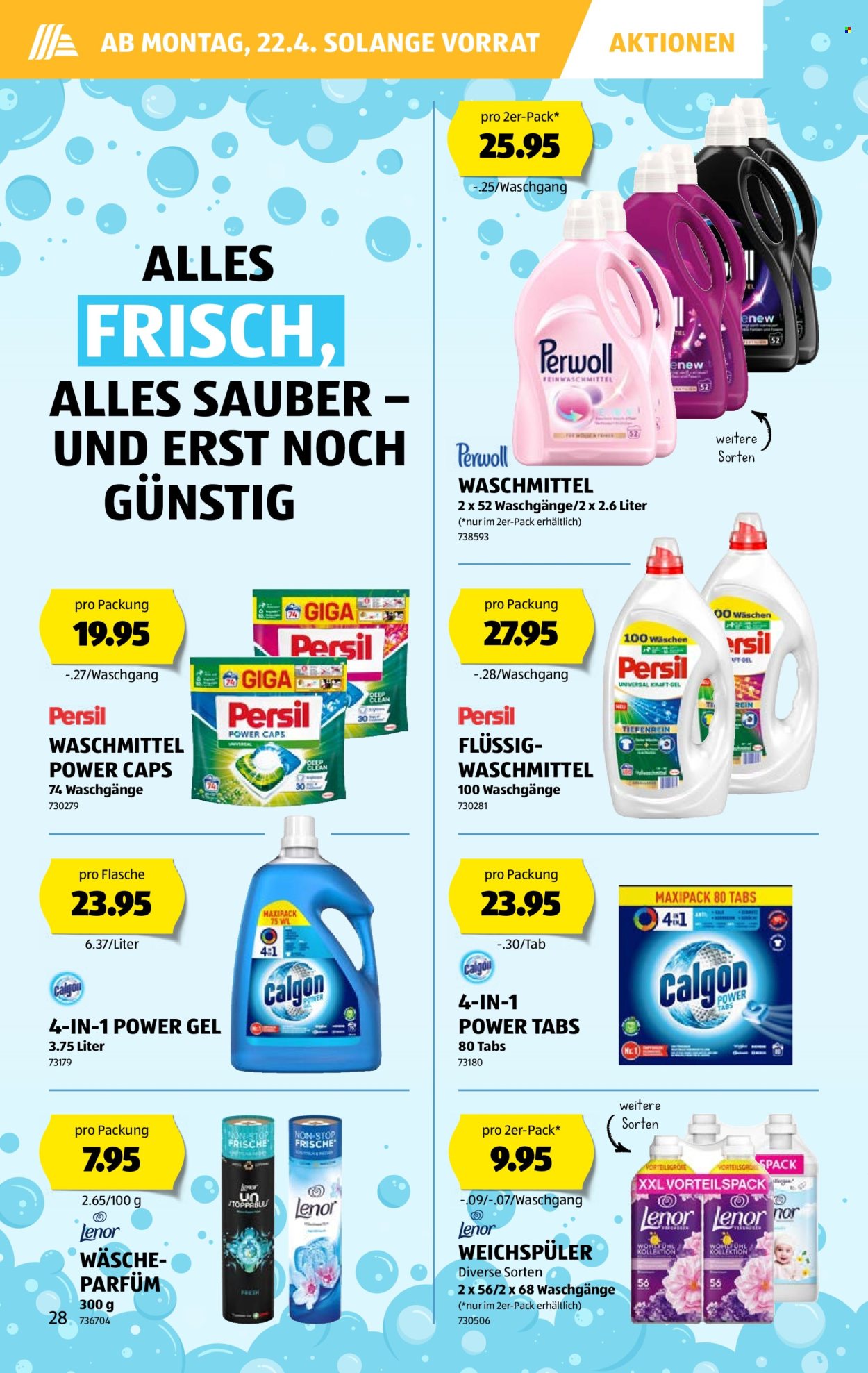 Volantino Aldi - 18.4.2024 - 24.4.2024. Pagina 28