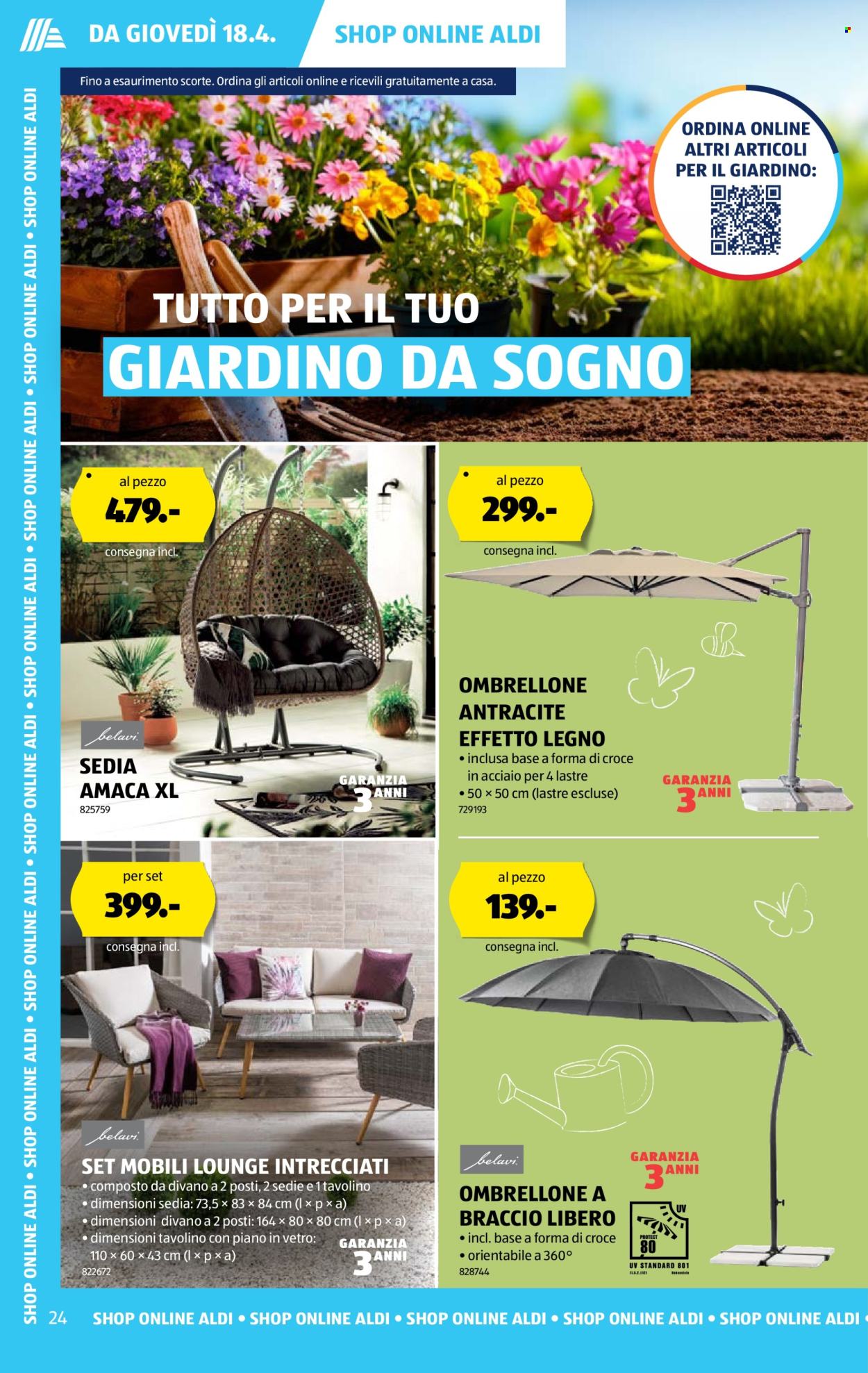 Volantino Aldi - 18.4.2024 - 24.4.2024. Pagina 24