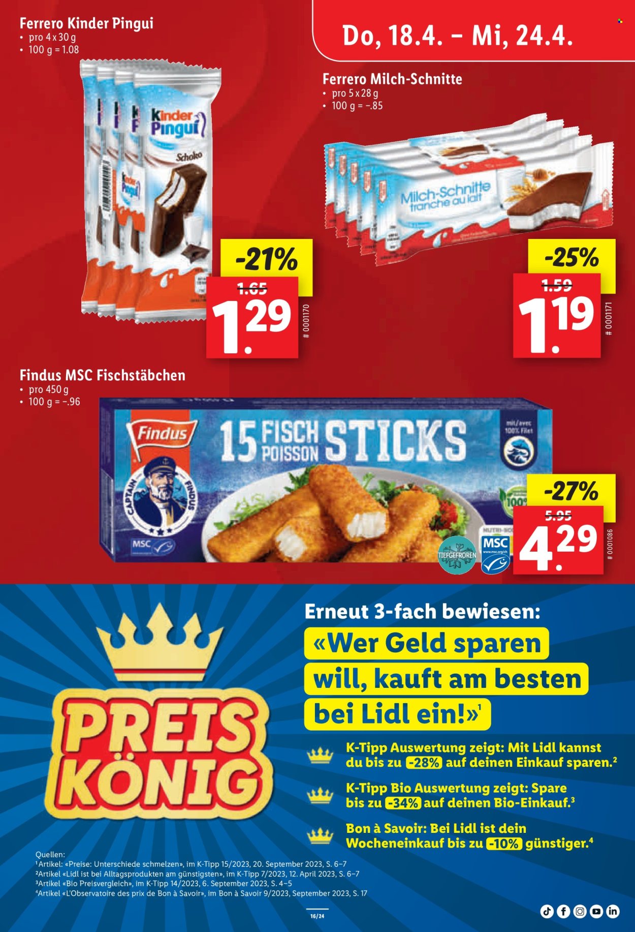 Prospekt Lidl - 18.4.2024 - 24.4.2024. Seite 3