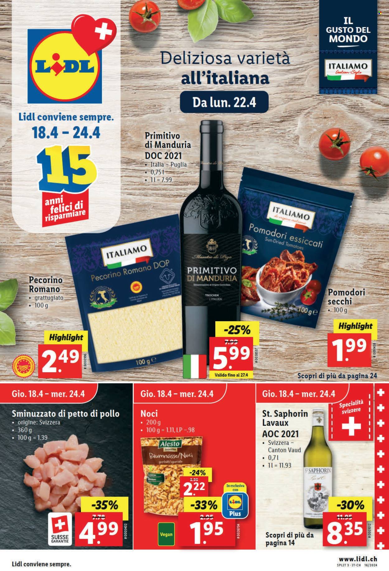 Volantino Lidl - 18.4.2024 - 24.4.2024. Pagina 1