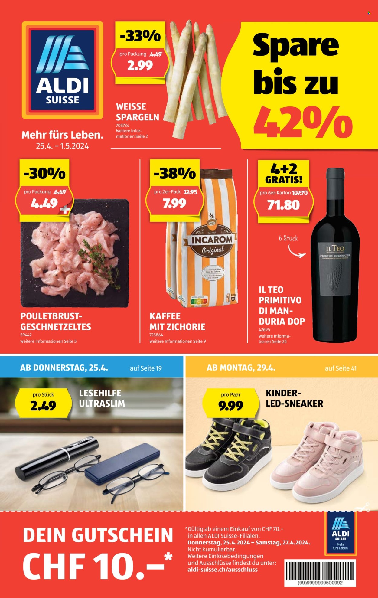 Catalogue Aldi - 25.4.2024 - 1.5.2024. Page 1