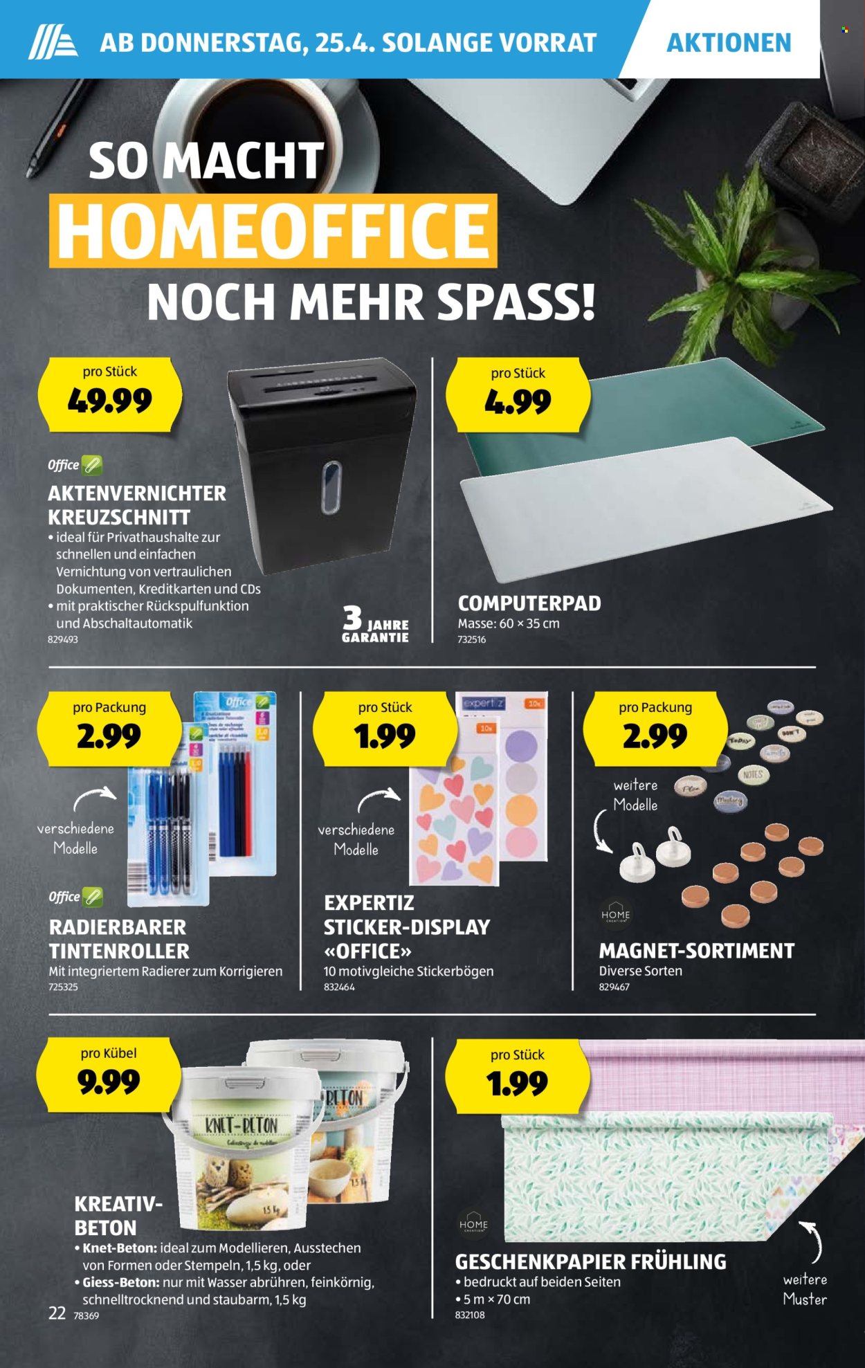 Catalogue Aldi - 25.4.2024 - 1.5.2024. Page 22