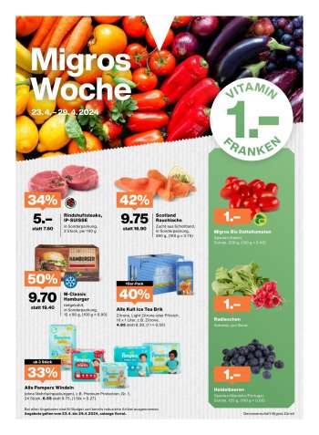 Prospekte Migros - 23.4.2024 - 29.4.2024.