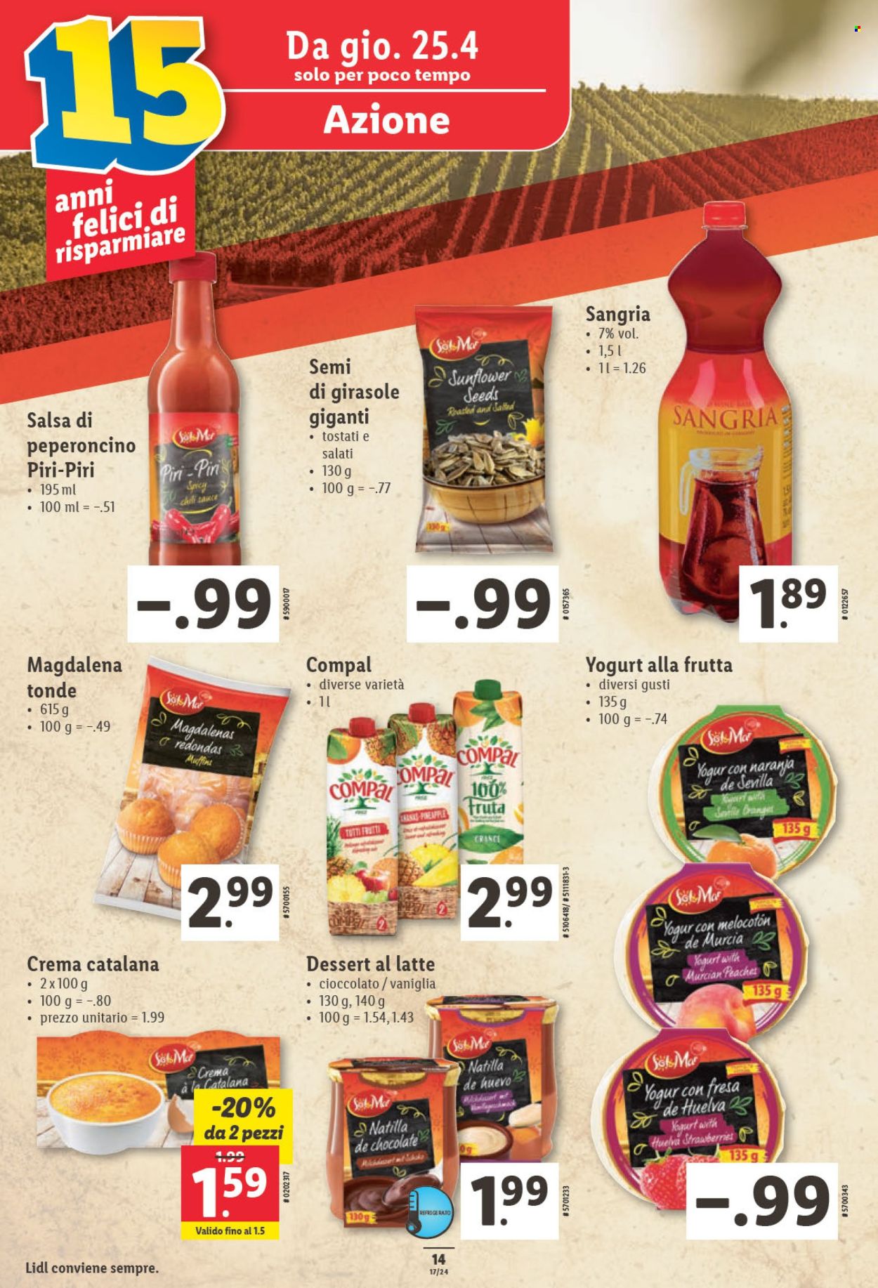 Volantino Lidl - 25.4.2024 - 1.5.2024. Pagina 14