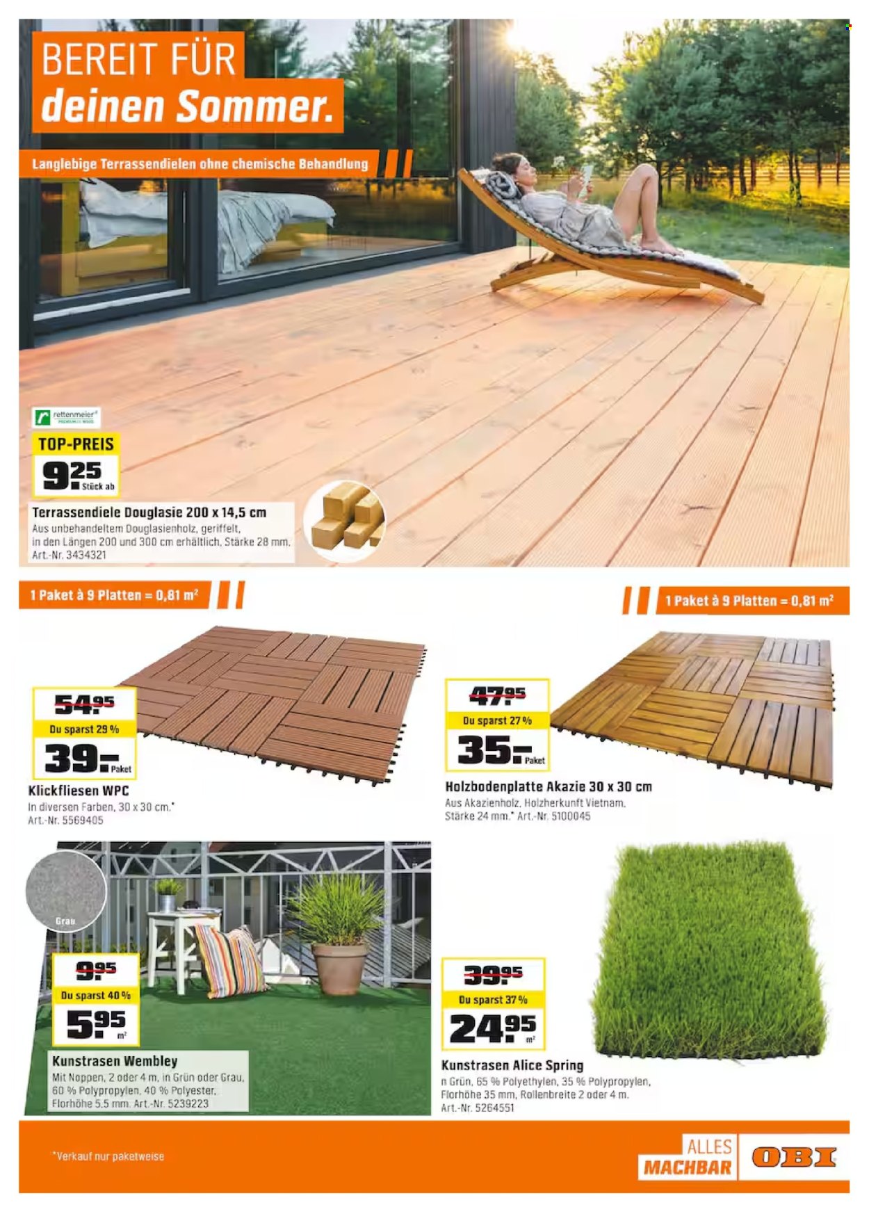 Volantino OBI - 22.4.2024 - 4.5.2024. Pagina 9