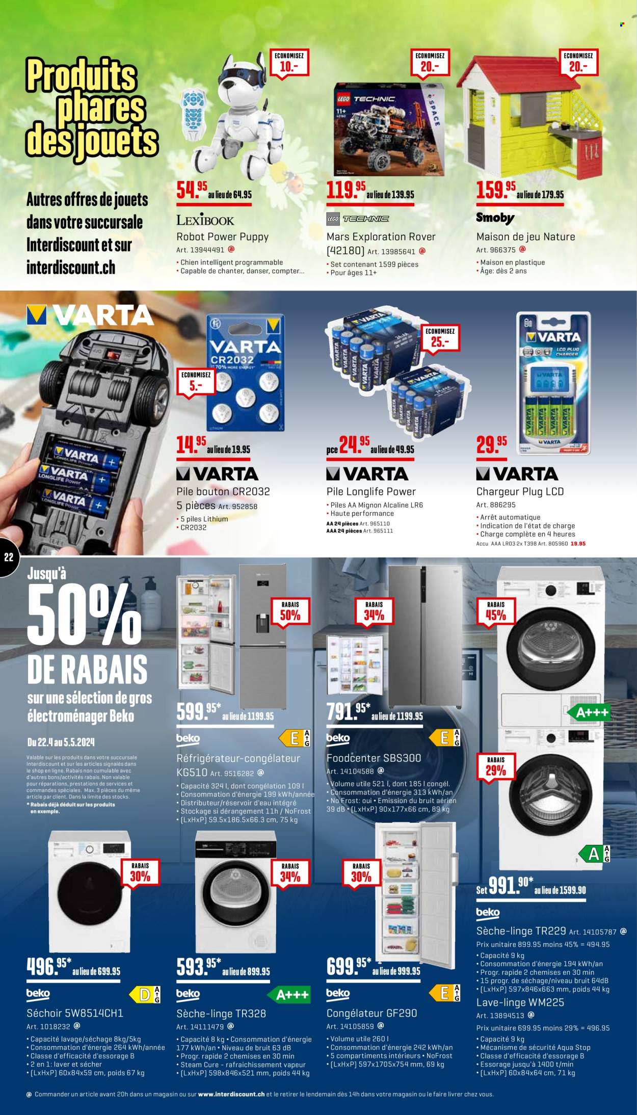 Volantino Interdiscount - 22.4.2024 - 5.5.2024. Pagina 22