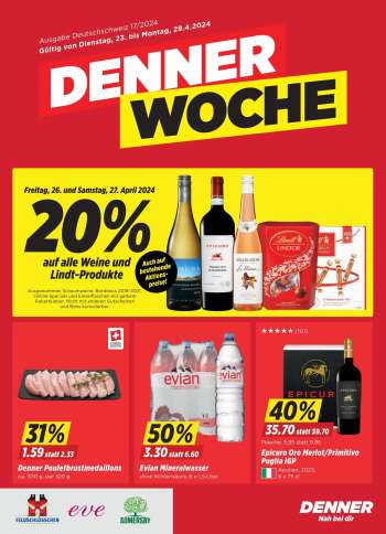 Prospekte Denner - 23.4.2024 - 29.4.2024.