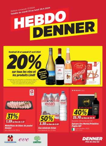 Prospekte Denner - 23.4.2024 - 29.4.2024.