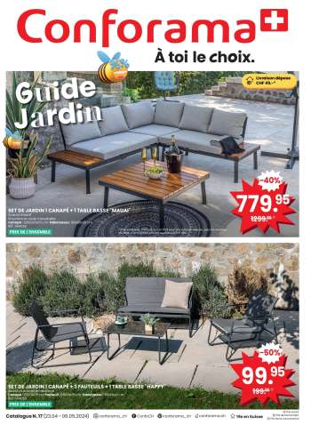 Catalogue Conforama - 23.4.2024 - 6.5.2024.