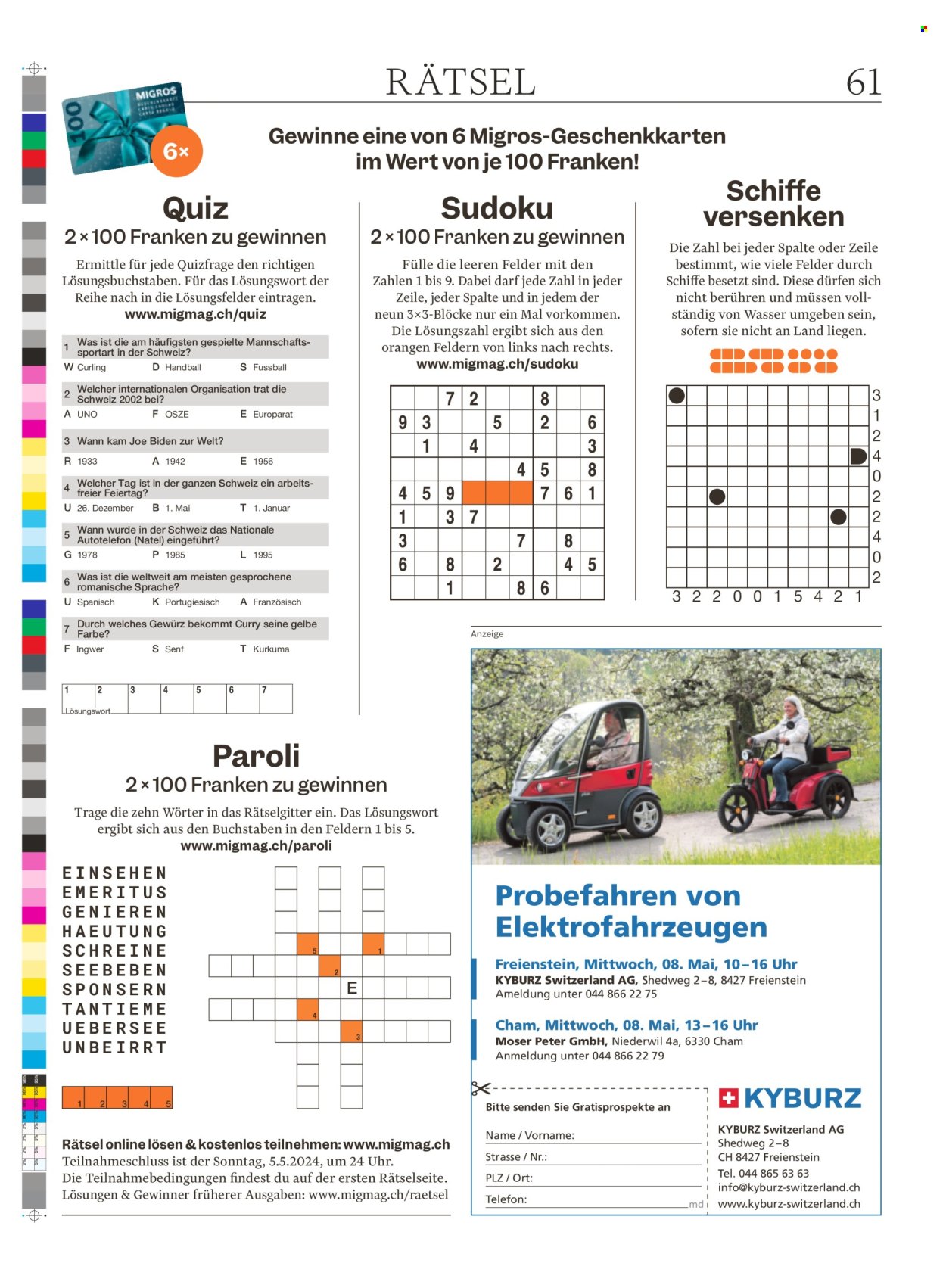 Volantino Migros - 29.4.2024 - 5.5.2024. Pagina 61