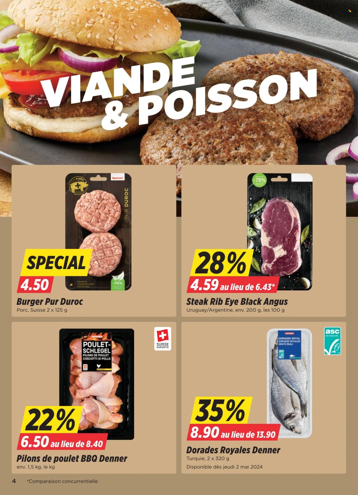 Catalogue Denner - 30.4.2024 - 6.5.2024. Page 4