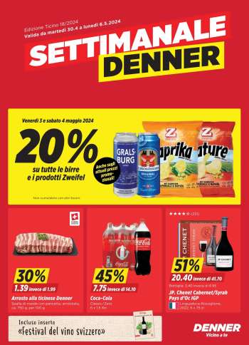 Catalogue Denner - 30.4.2024 - 6.5.2024.