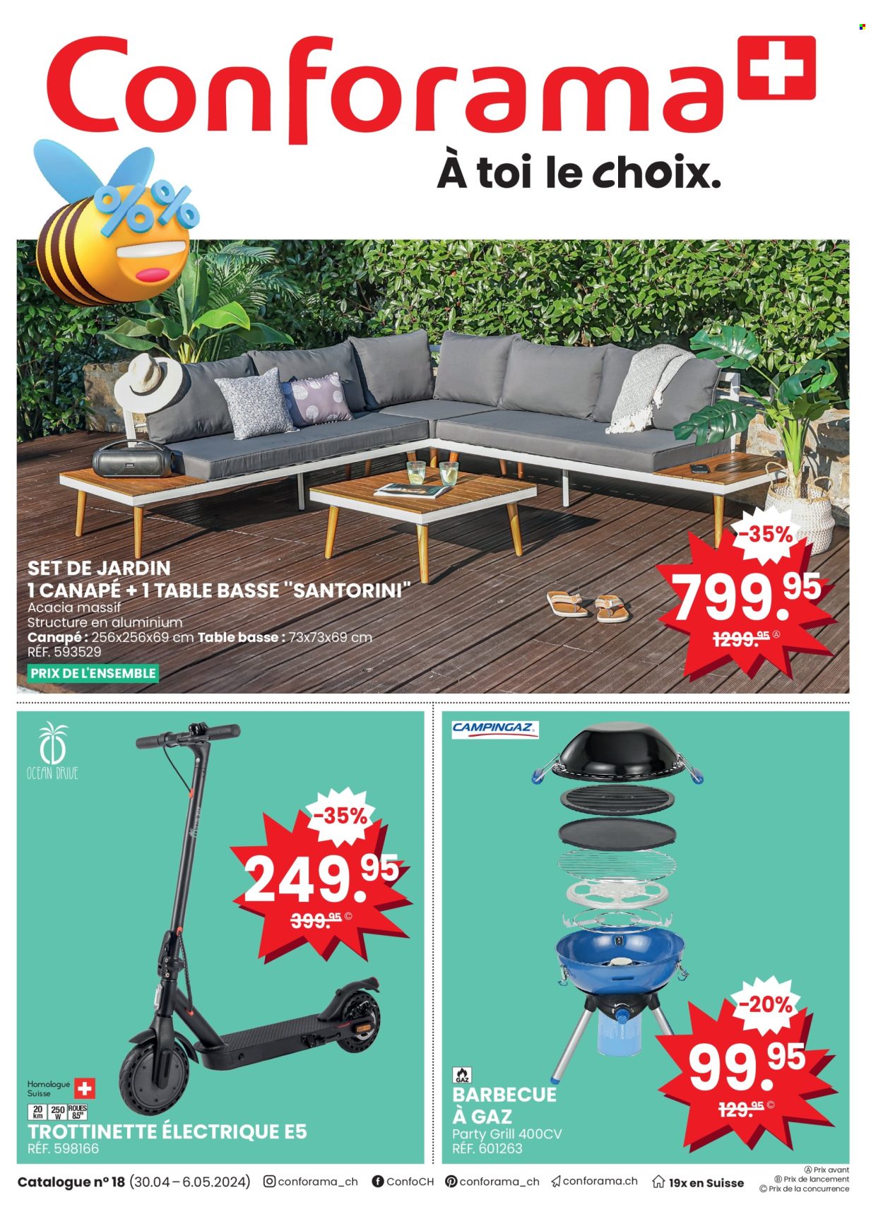 Volantino Conforama - 30.4.2024 - 6.5.2024. Pagina 1