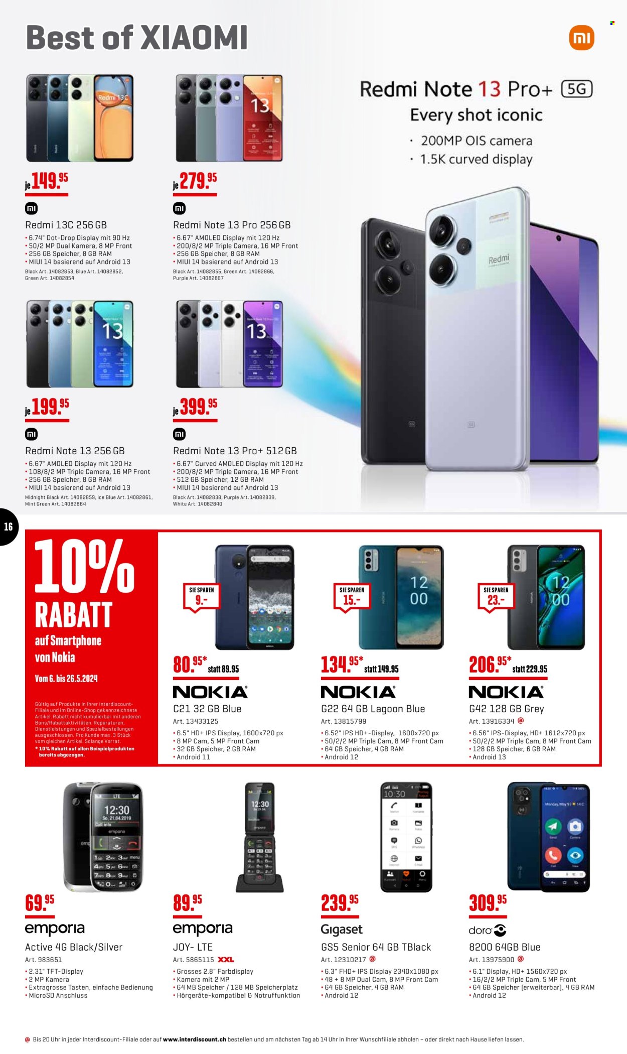 Volantino Interdiscount - 6.5.2024 - 26.5.2024. Pagina 16
