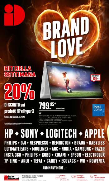 Volantino Interdiscount - 6.5.2024 - 26.5.2024.