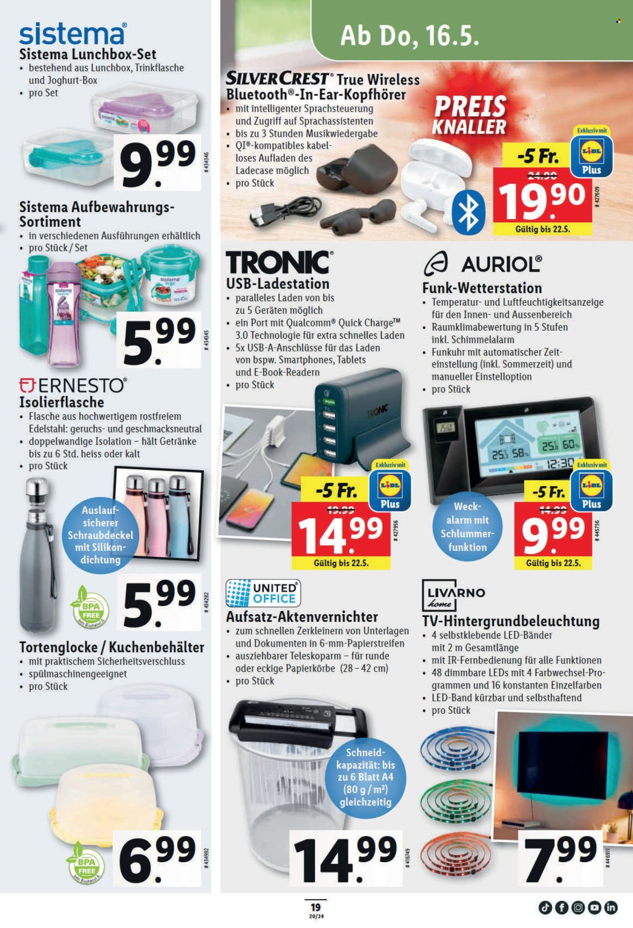 Volantino Lidl - 16.5.2024 - 22.5.2024. Pagina 19