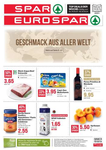 Prospekte SPAR - 16.5.2024 - 22.5.2024.