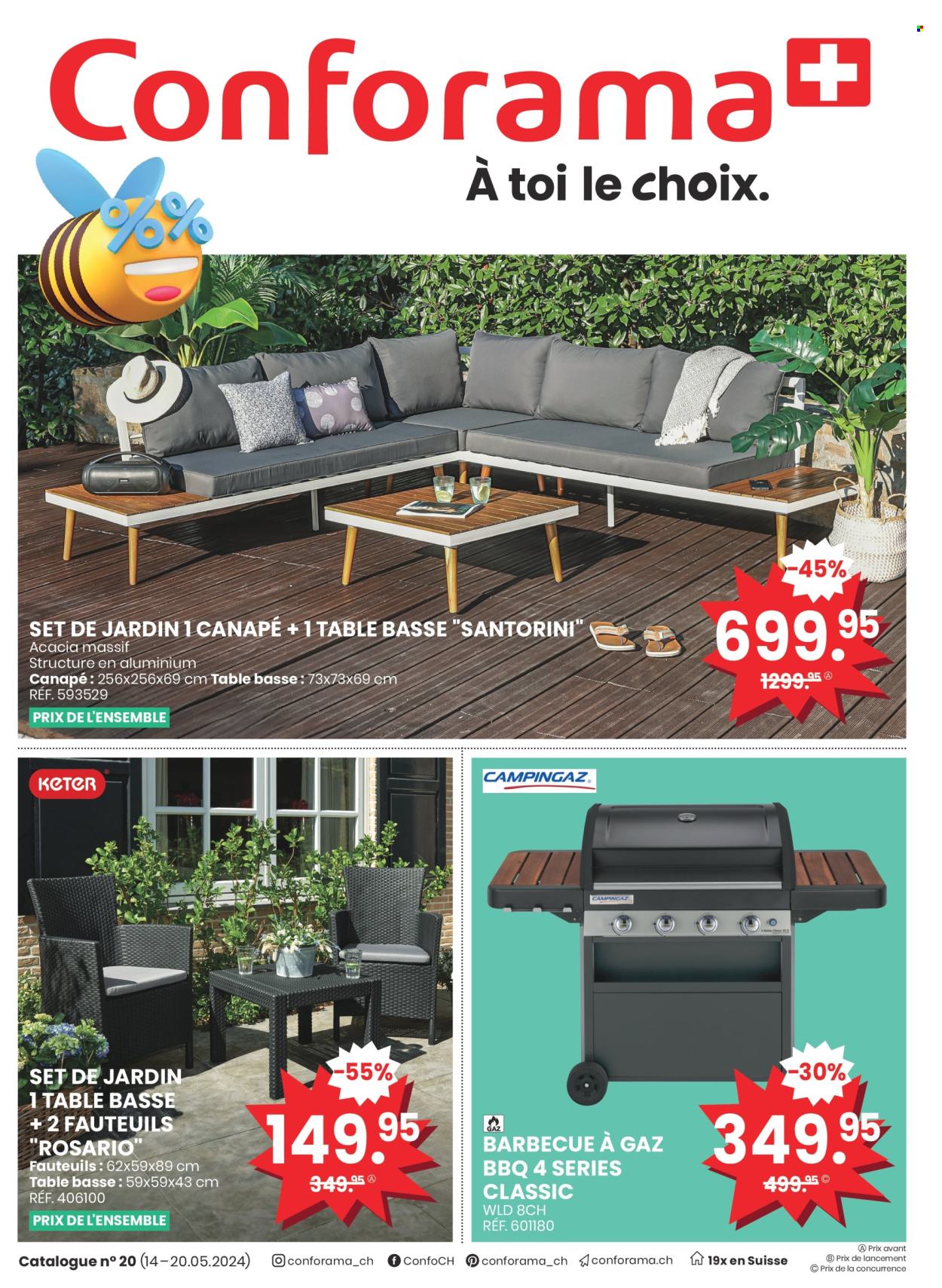 Prospekt Conforama - 14.5.2024 - 20.5.2024. Seite 1