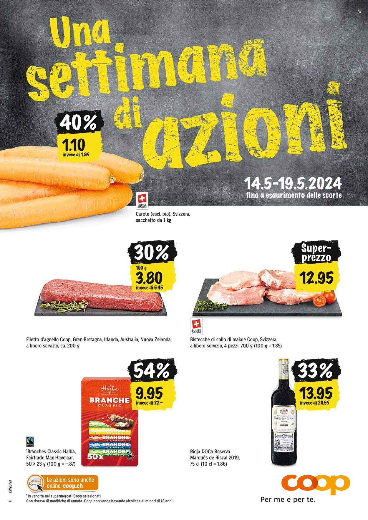 Prospekt Coop - 14.5.2024 - 19.5.2024. Seite 1