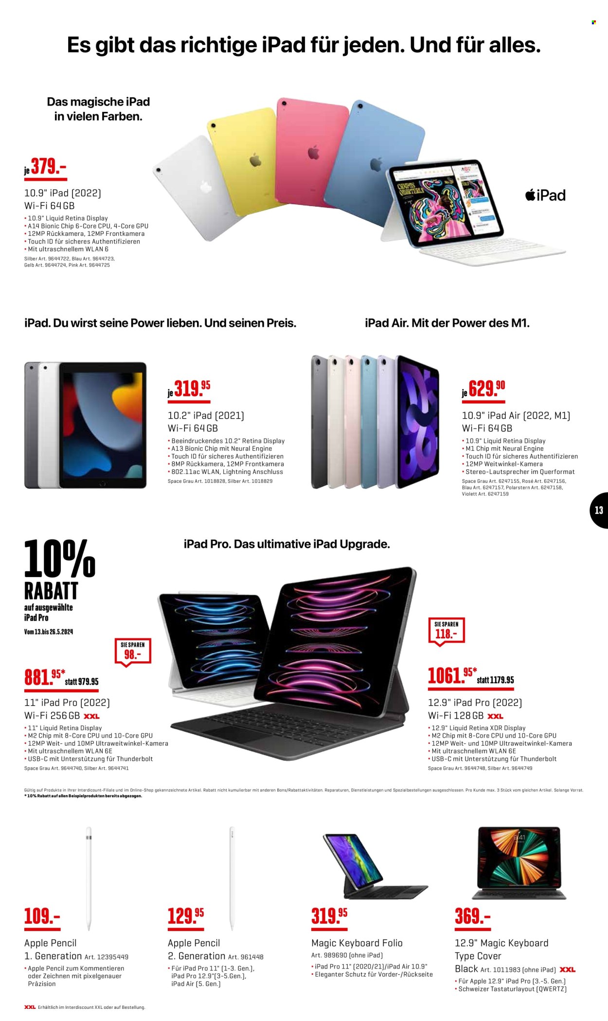 Volantino Interdiscount - 13.5.2024 - 26.5.2024. Pagina 13