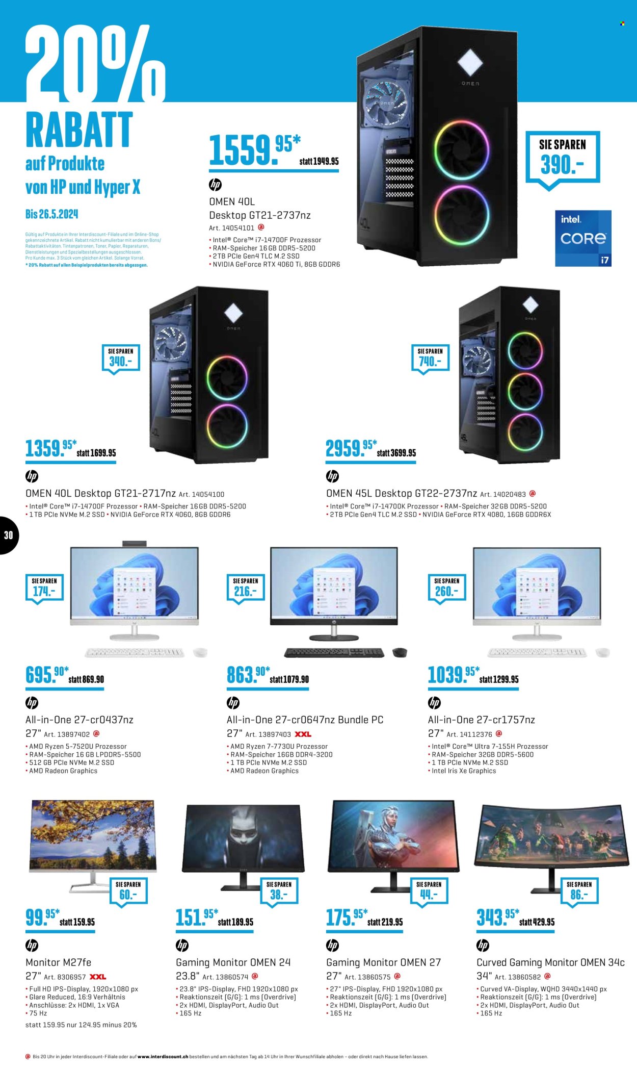 Volantino Interdiscount - 13.5.2024 - 26.5.2024. Pagina 30