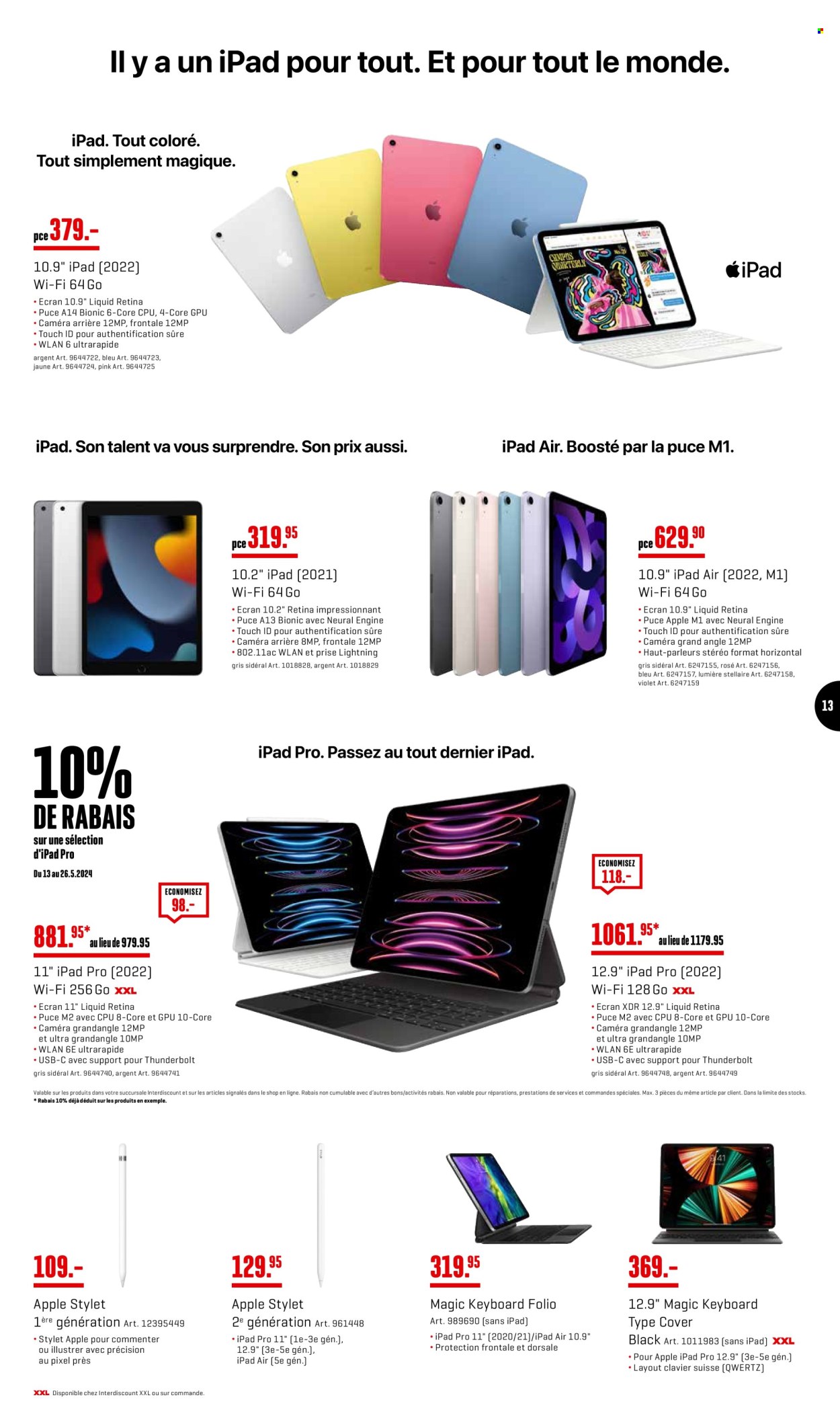 Volantino Interdiscount - 13.5.2024 - 26.5.2024. Pagina 13