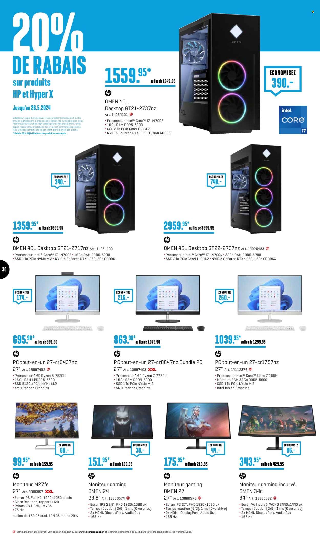 Volantino Interdiscount - 13.5.2024 - 26.5.2024. Pagina 30
