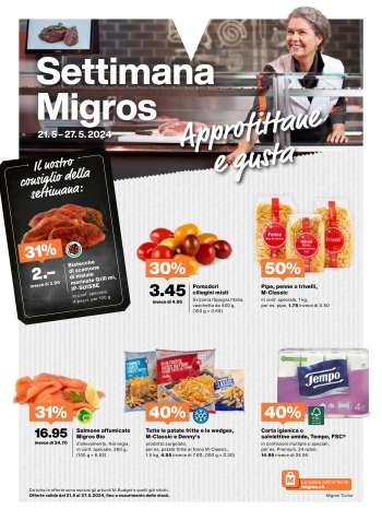 Volantino Migros - 21.5.2024 - 27.5.2024.