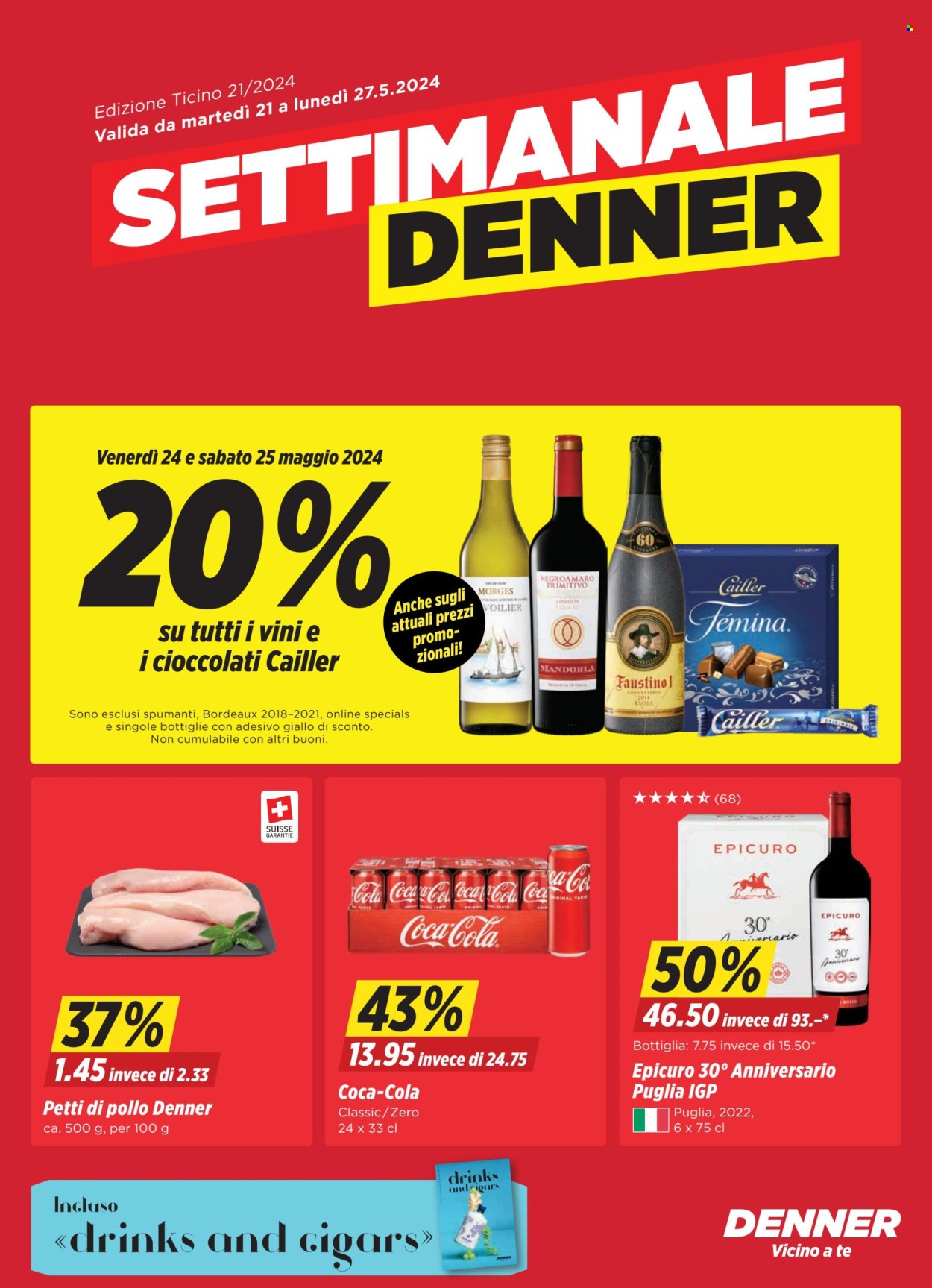Volantino Denner - 21.5.2024 - 27.5.2024. Pagina 1