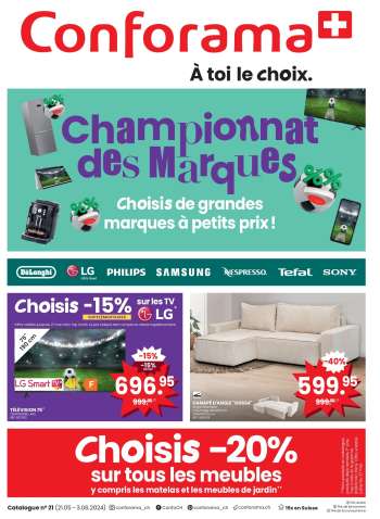 Catalogue Conforama - 21.5.2024 - 3.6.2024.