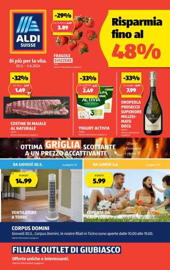 Volantino Aldi - 30.5.2024 - 5.6.2024.