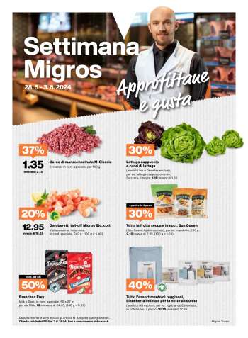 Volantino Migros - 28.5.2024 - 3.6.2024.