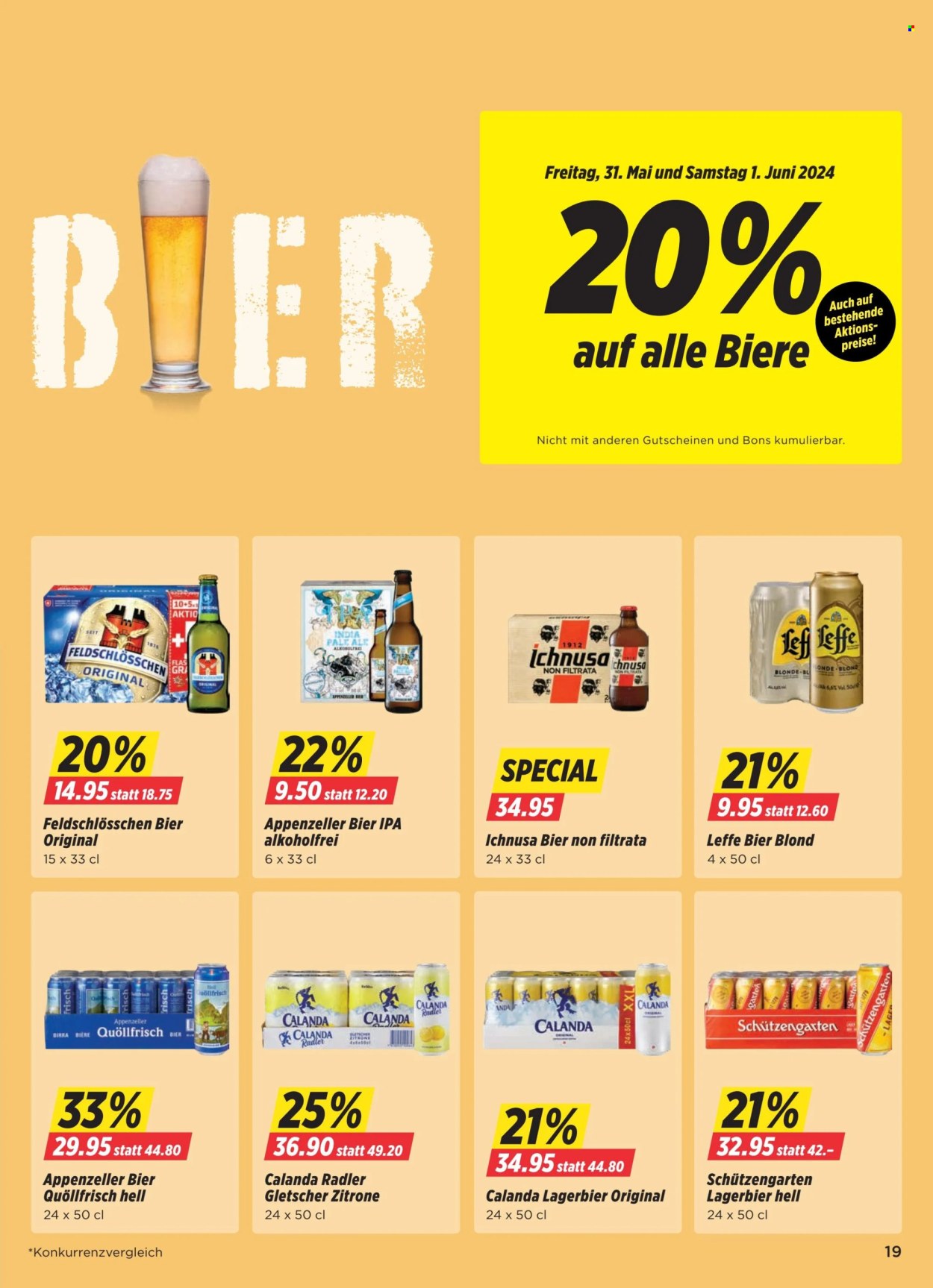 Prospekt Denner - 28.5.2024 - 3.6.2024. Seite 19
