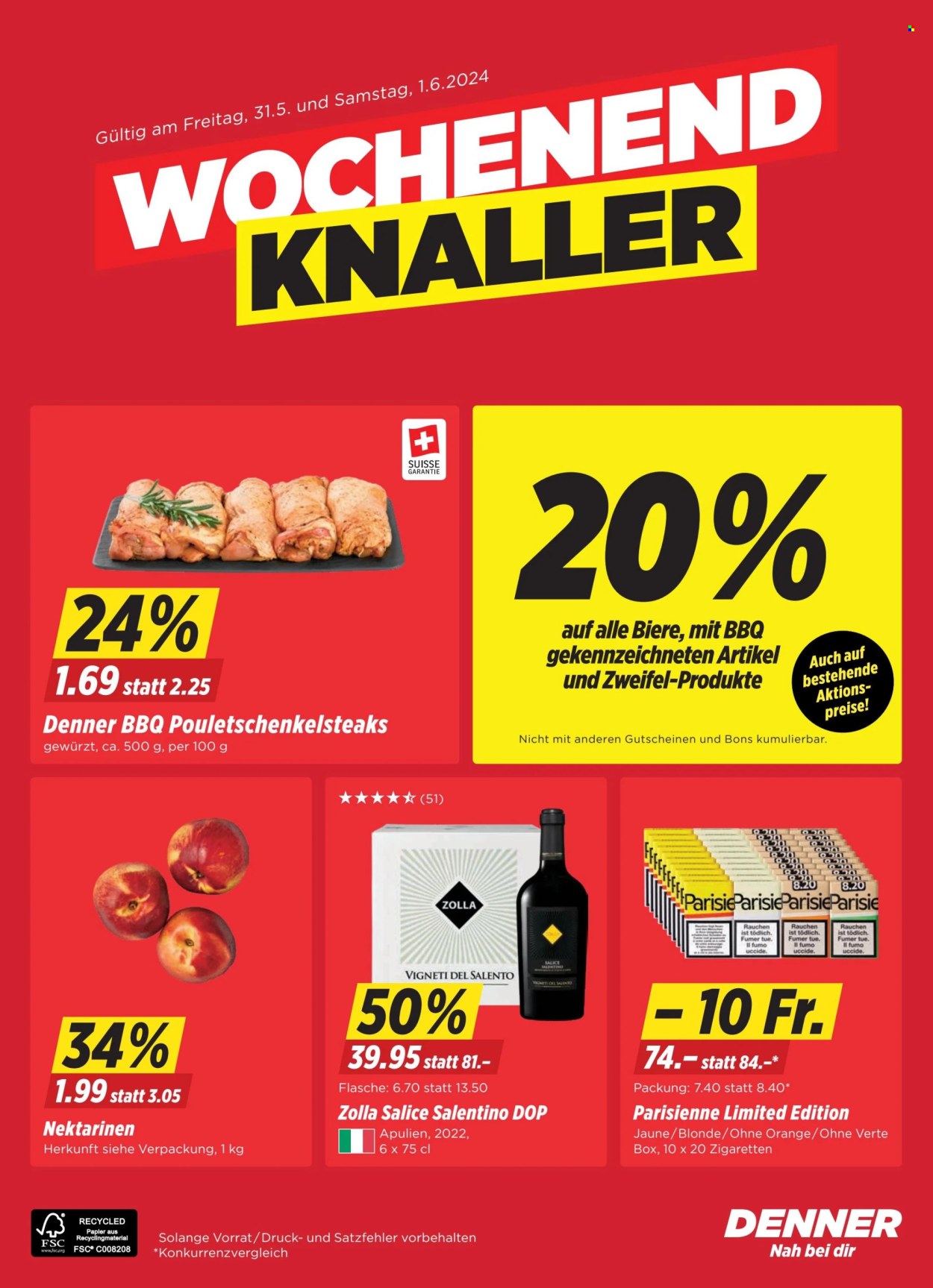 Prospekt Denner - 28.5.2024 - 3.6.2024. Seite 24