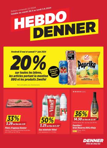 Catalogue Denner - 28.5.2024 - 3.6.2024.