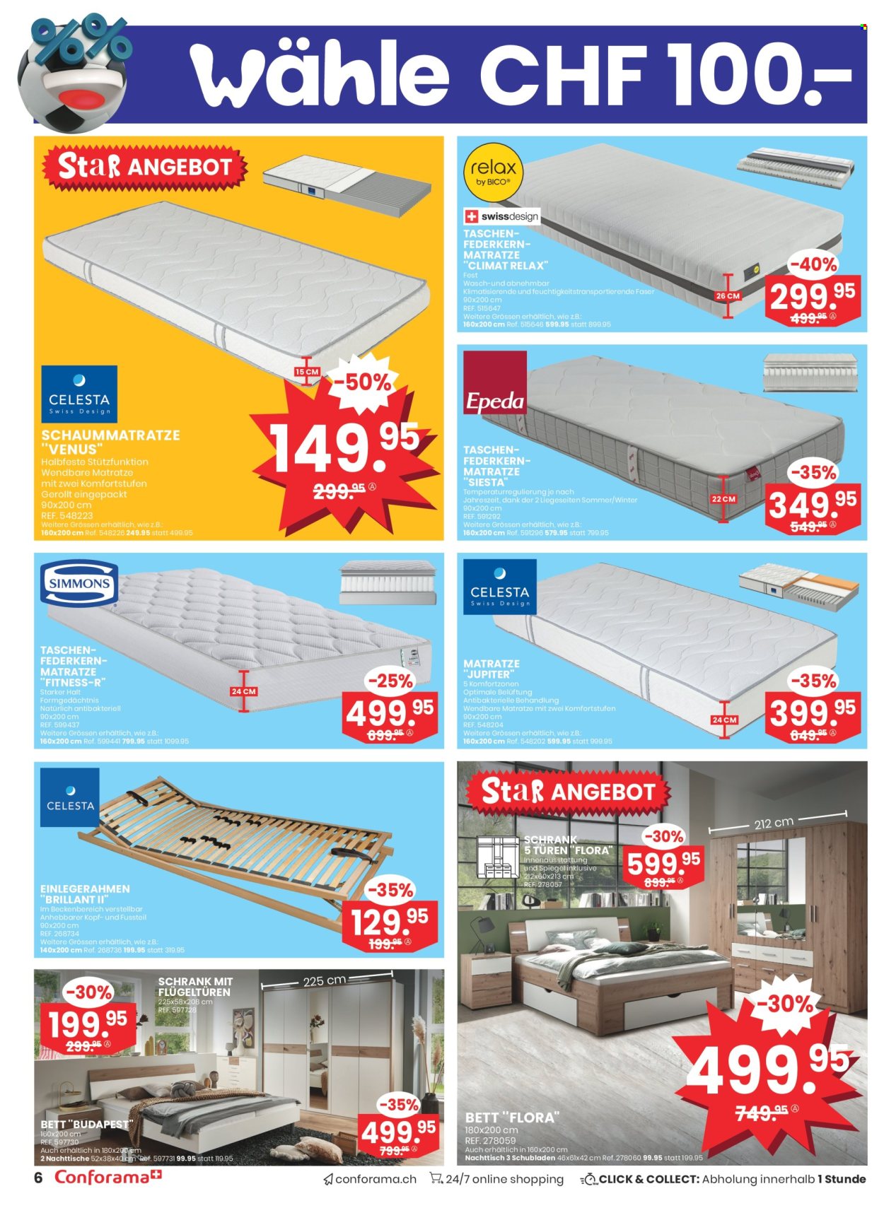 Prospekt Conforama - 4.6.2024 - 17.6.2024. Seite 6