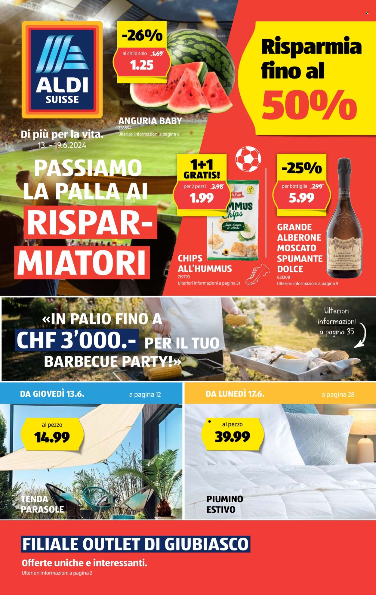 Volantino Aldi - 13.6.2024 - 19.6.2024. Pagina 1