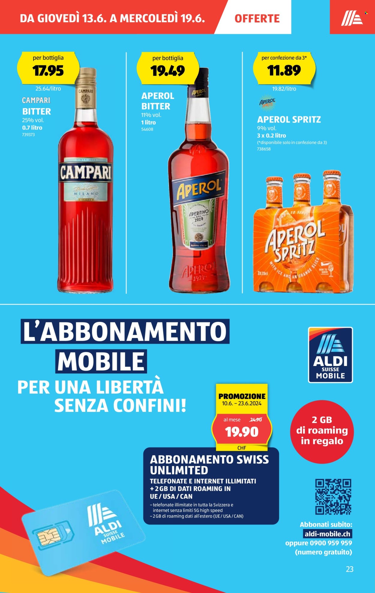 Volantino Aldi - 13.6.2024 - 19.6.2024. Pagina 23