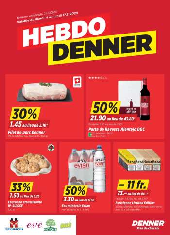 Catalogue Denner - 11.6.2024 - 17.6.2024.