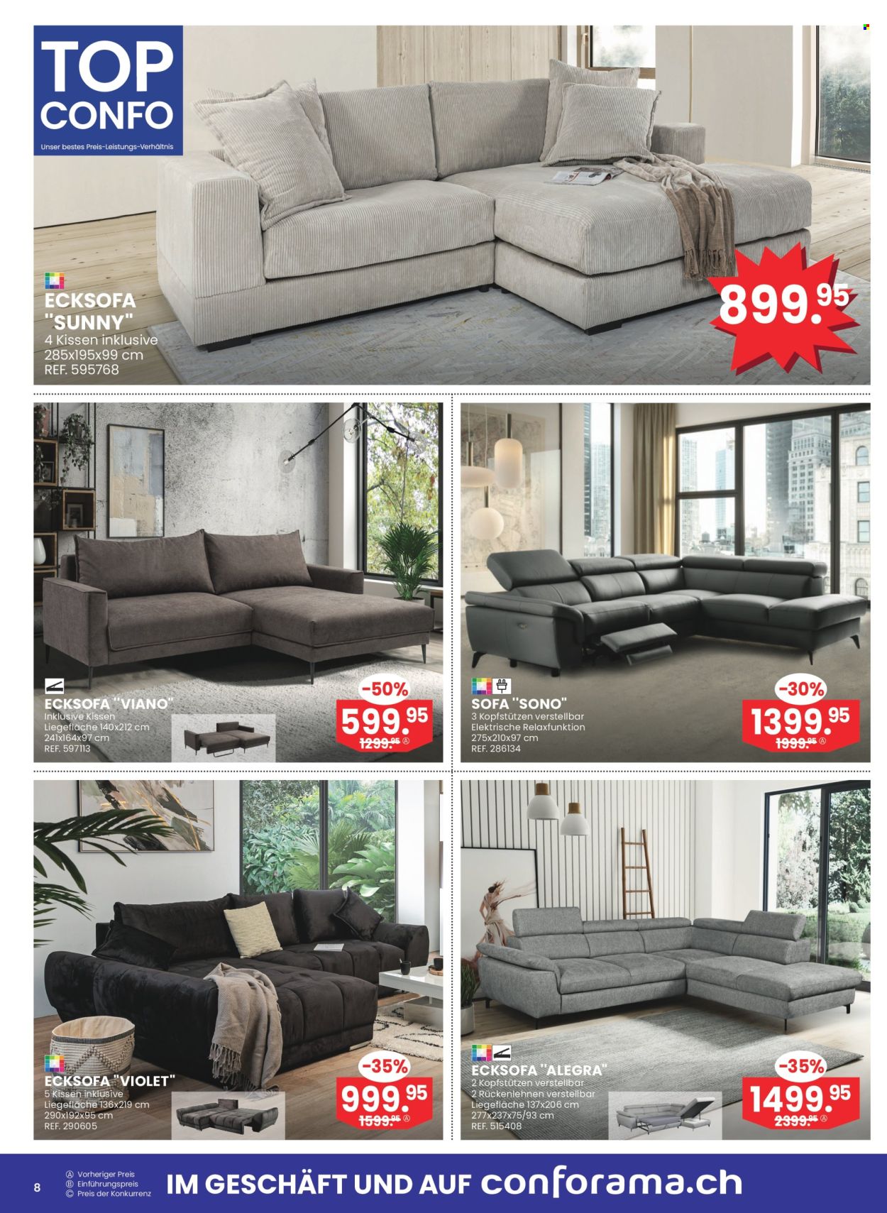 Volantino Conforama - 11.6.2024 - 17.6.2024. Pagina 8