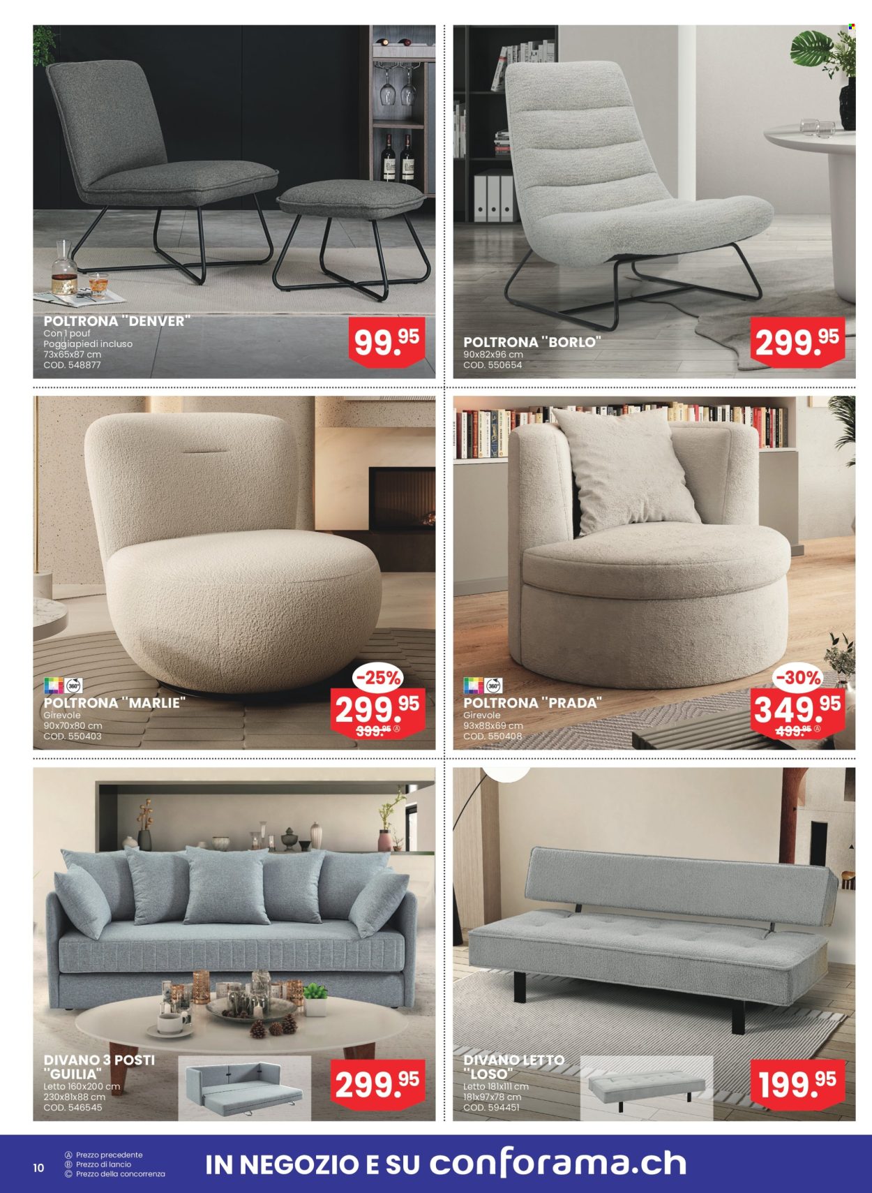 Volantino Conforama - 11.6.2024 - 17.6.2024. Pagina 10