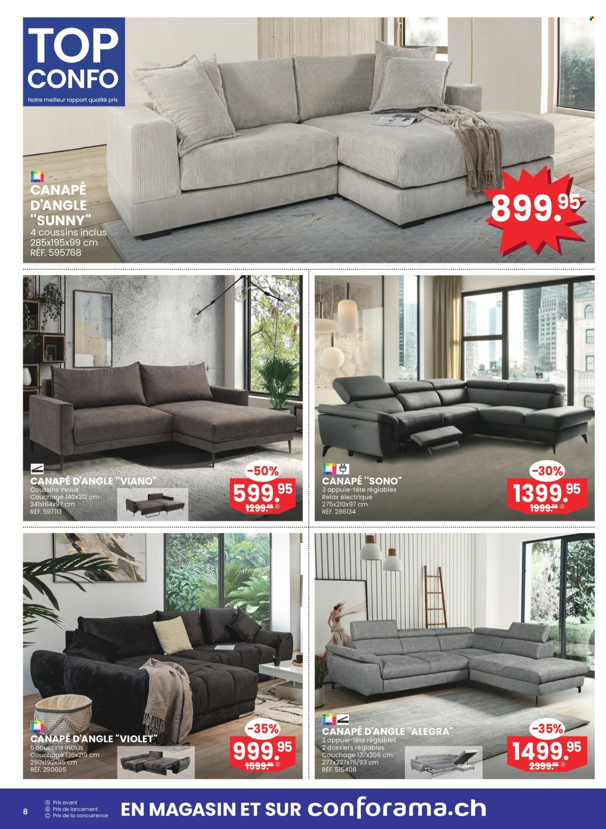 Prospekt Conforama - 11.6.2024 - 17.6.2024. Seite 8
