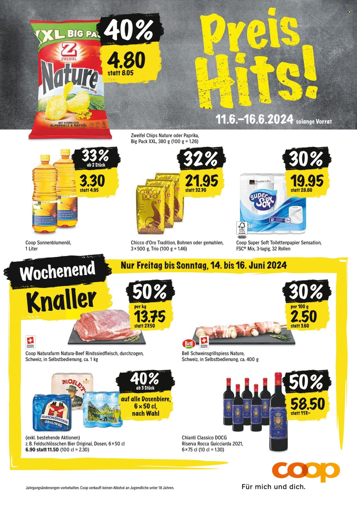Prospekt Coop - 11.6.2024 - 16.6.2024. Seite 20