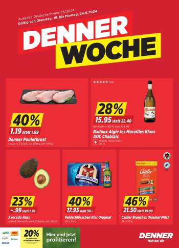 Catalogue Denner - 18.6.2024 - 24.6.2024.