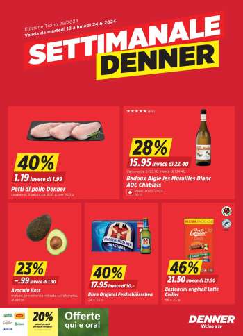 Prospekte Denner - 18.6.2024 - 24.6.2024.