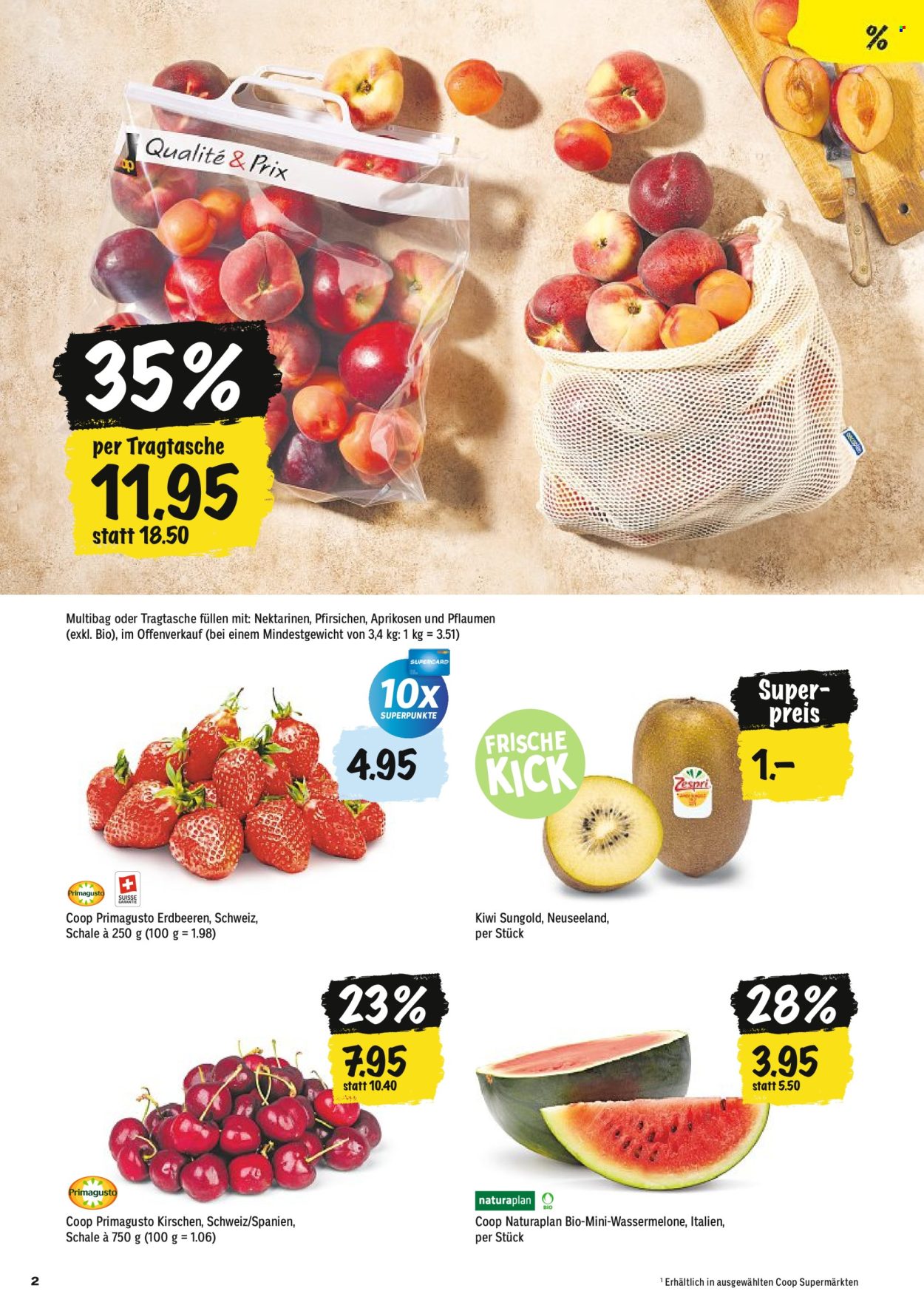 Prospekt Coop - 18.6.2024 - 23.6.2024. Seite 2