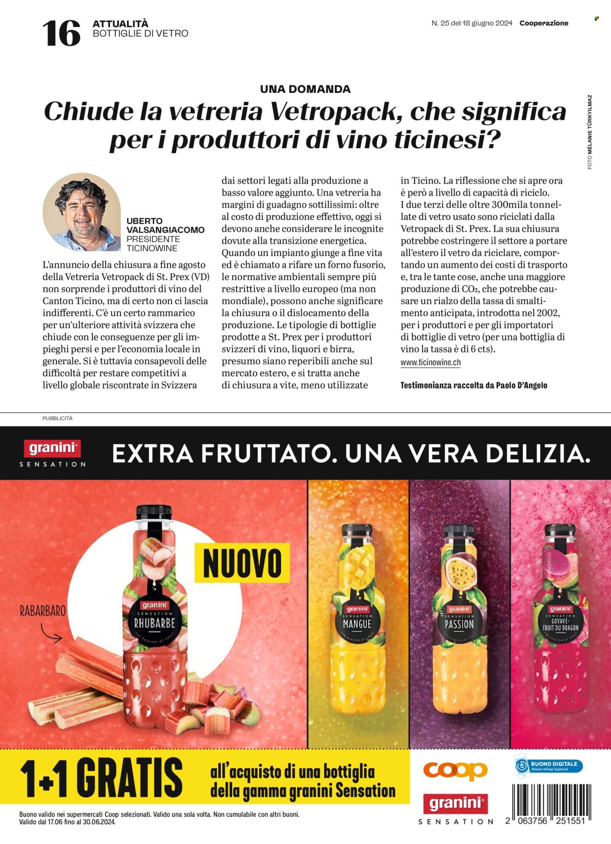 Prospekt Coop - 18.6.2024 - 24.6.2024. Seite 16