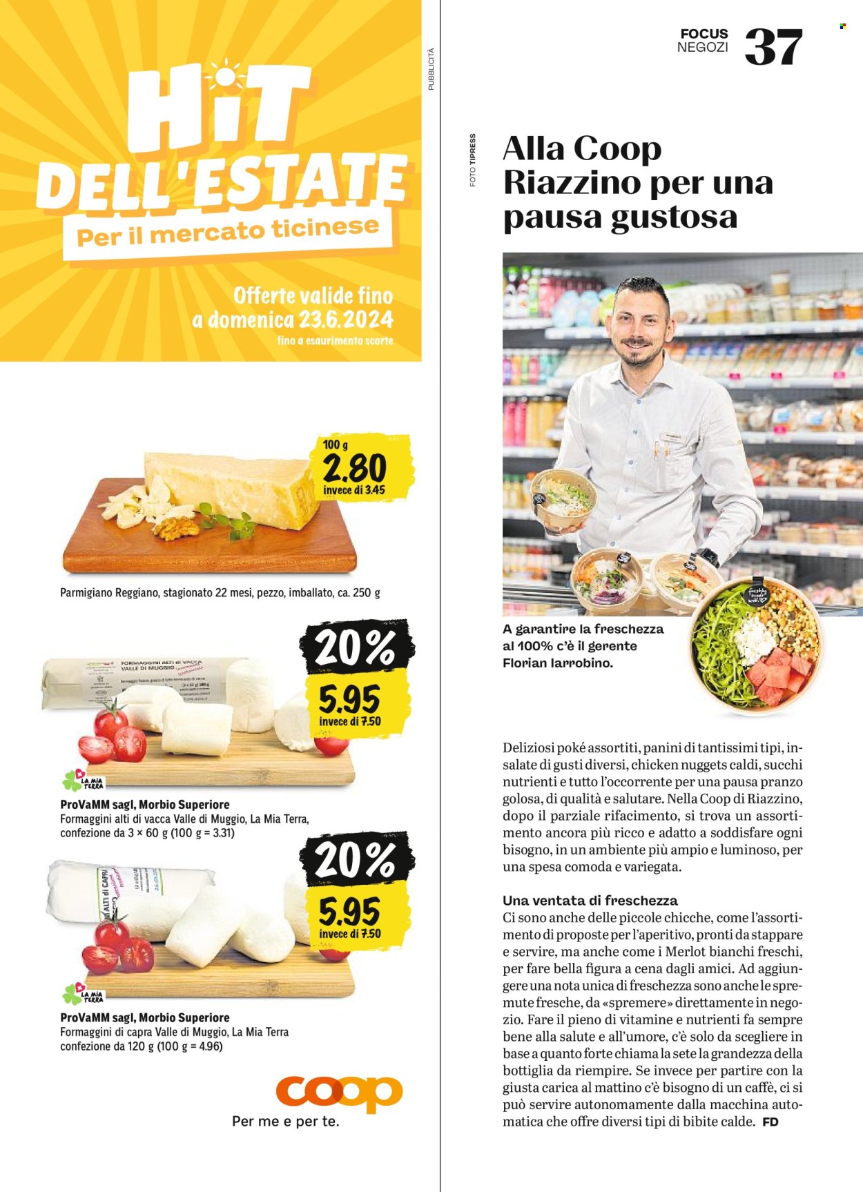 Prospekt Coop - 18.6.2024 - 24.6.2024. Seite 37